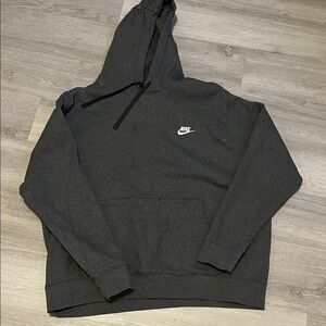 Nike Men's Dark Gray Hoodie